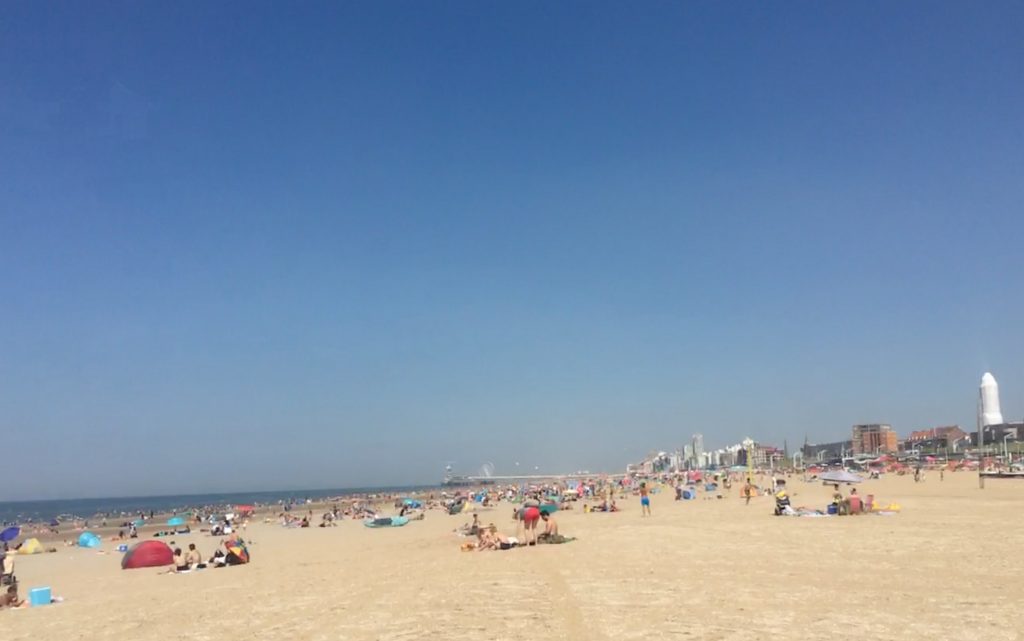 オランダのビーチは